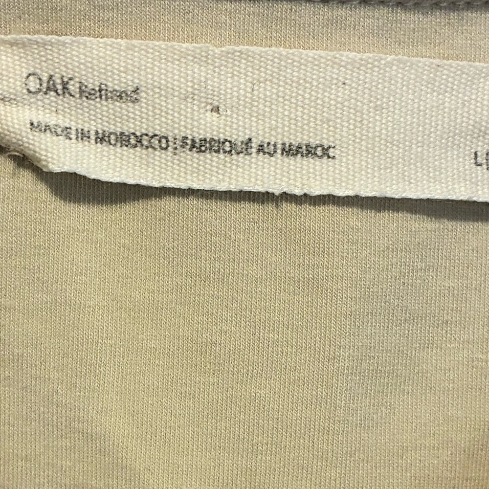 OAK Refined Cropped Zip | S | Cream Beige - Picture 2 of 3